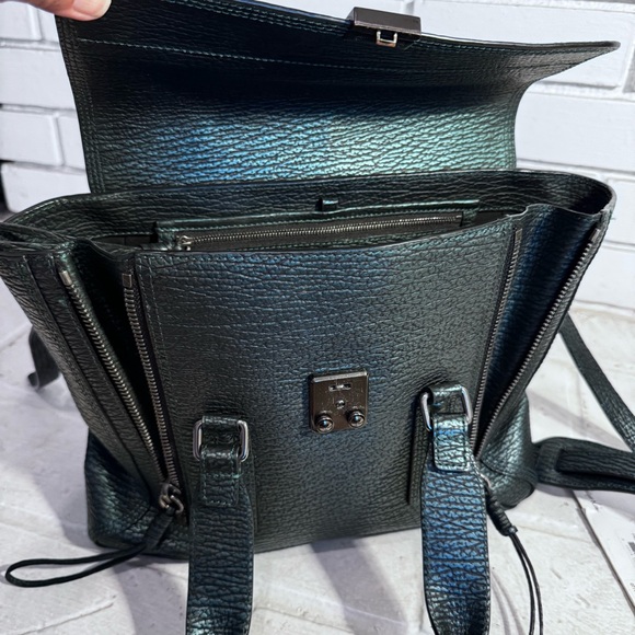 3.1 Phillip Lim Pashli Medium Ivy Green Satchel - Picture 8 of 16